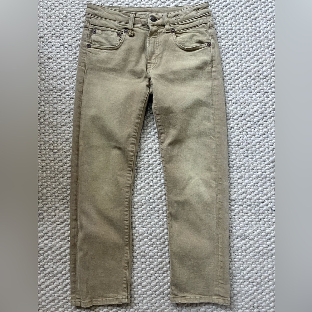 R13 Slim Khaki Italian Jeans